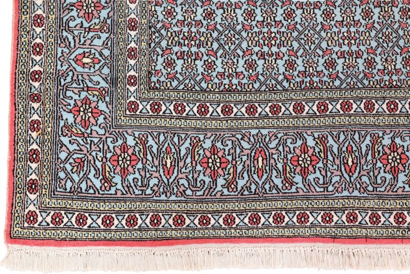 Kashmir Orientteppich 245 × 326 cm, Seide, handgeknüpft