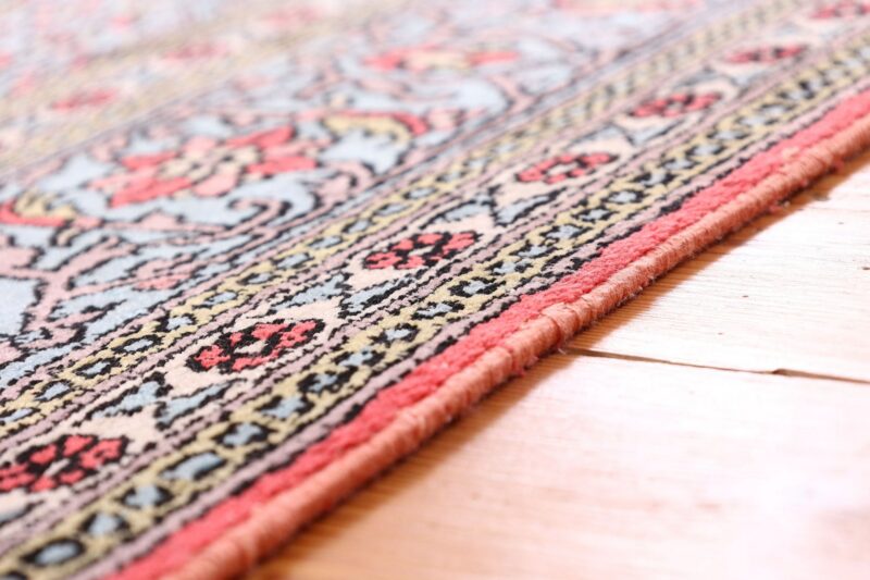Kashmir Orientteppich 245 × 326 cm, Seide, handgeknüpft