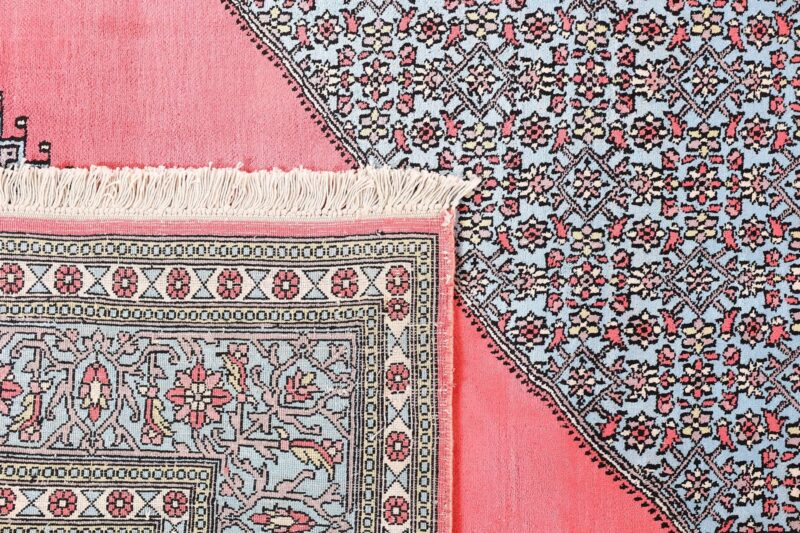 Kashmir Orientteppich 245 × 326 cm, Seide, handgeknüpft