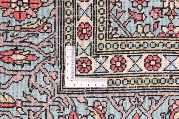 Kashmir Orientteppich 245 × 326 cm, Seide, handgeknüpft