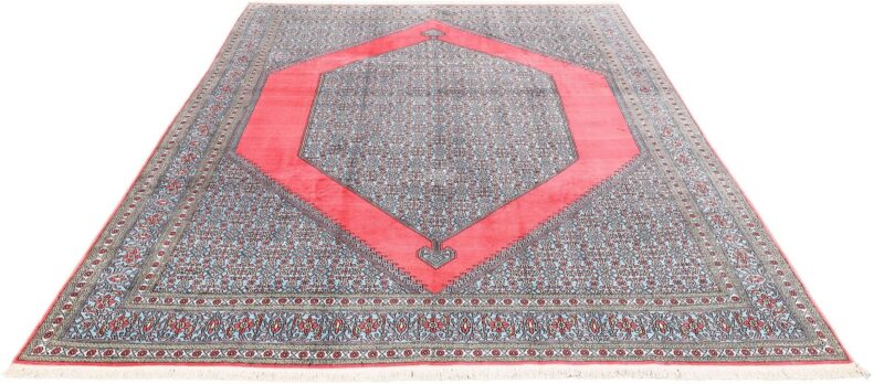 Kashmir Orientteppich 245 × 326 cm, Seide, handgeknüpft