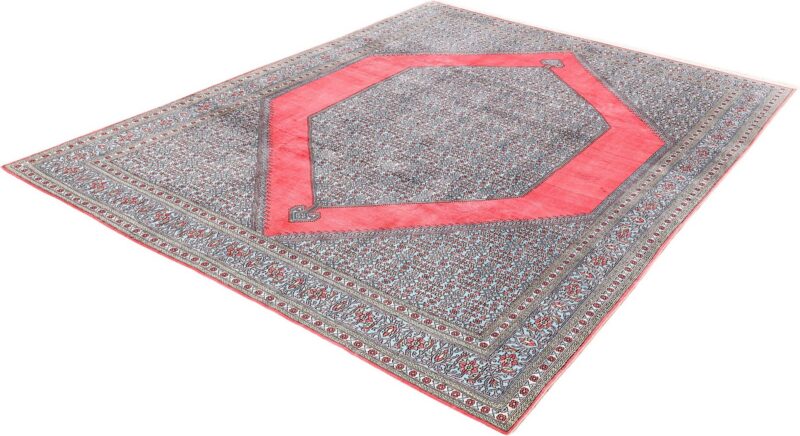 Kashmir Orientteppich 245 × 326 cm, Seide, handgeknüpft