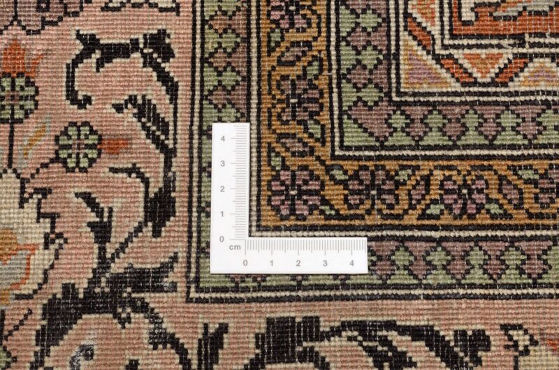 Kashmir Orientteppich 246 × 333 cm, Seide, handgeknüpft