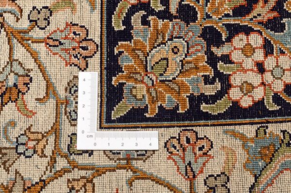 Kashmir Orientteppich 248 × 328 cm, Seide, handgeknüpft