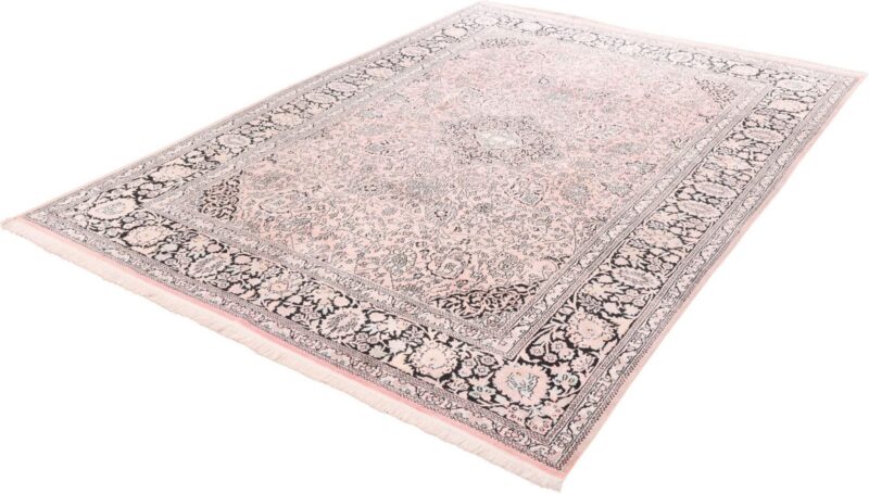 Kashmir Orientteppich 252 × 338 cm, Seide, handgeknüpft