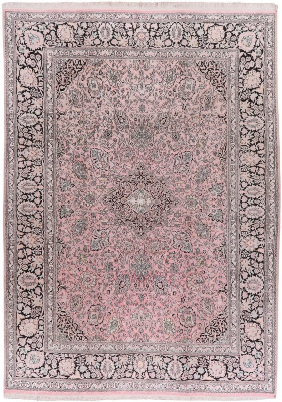 Kashmir Orientteppich 252 × 338 cm, Seide, handgeknüpft