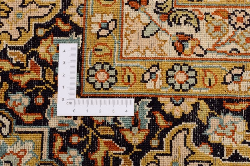 Kashmir Orientteppich 275 × 367 cm, Seide, handgeknüpft