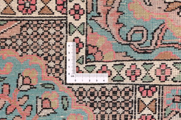 Kashmir Orientteppich 280 × 350 cm, Seide, handgeknüpft
