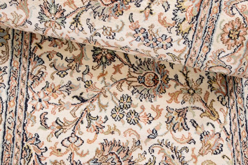 Kashmir Orientteppich 68 × 438 cm, Seide, handgeknüpft edel