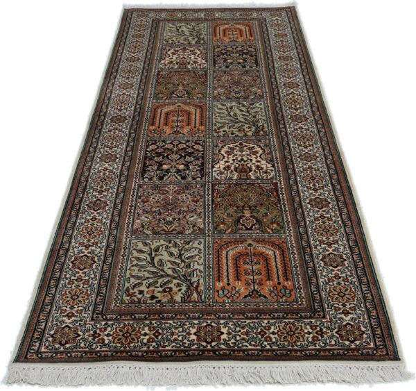 orientteppich-kashmir-76-x-213-cm-seide-handgeknupft-4.jpg Kashmir Orientteppich 76 × 213 cm, Seide, handgeknüpft
