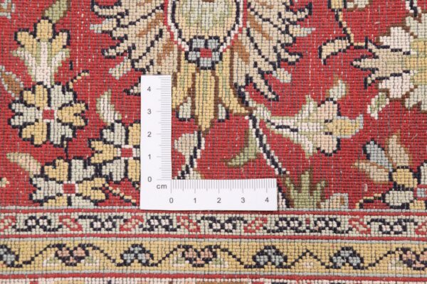 Kashmir Orientteppich 76 × 532 cm, Seide, handgeknüpft