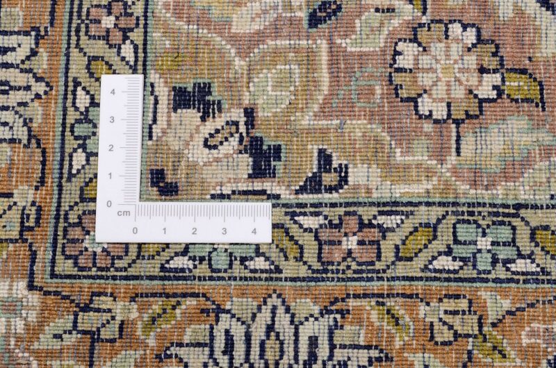 Kashmir Orientteppich 77 × 326 cm, Seide, handgeknüpft