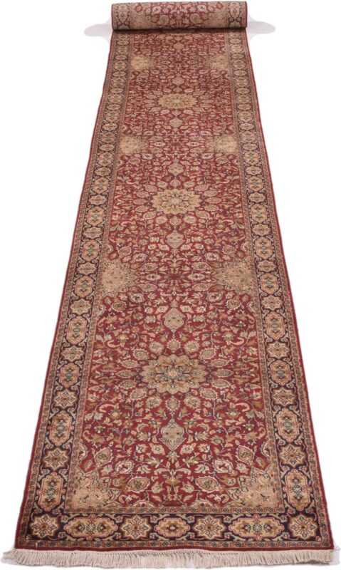orientteppich-kashmir-77-x-545-cm-seide-handgeknupft-1.jpg Kashmir Orientteppich 77 × 545 cm, Seide, handgeknüpft