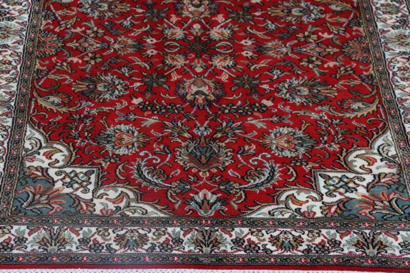 Kashmir Orientteppich 79 × 215 cm, Seide, handgeknüpft