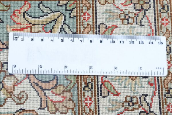 Kashmir Orientteppich 79 × 215 cm, Seide, handgeknüpft
