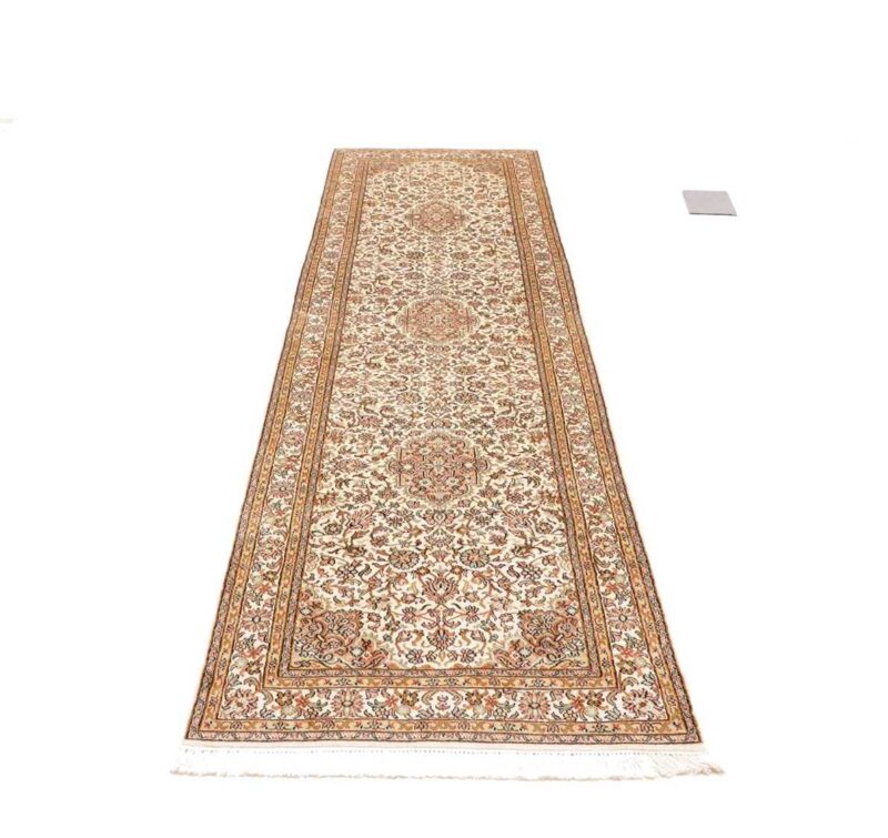 orientteppich-kashmir-79-x-271-cm-seide-handgeknupft-3.jpg Kashmir Orientteppich 79 × 271 cm, Seide, handgeknüpft