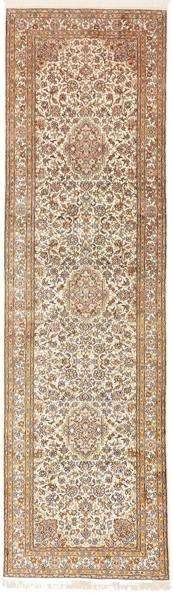 orientteppich-kashmir-79-x-271-cm-seide-handgeknupft.jpg Kashmir Orientteppich 79 × 271 cm, Seide, handgeknüpft
