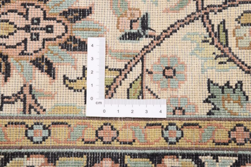Kashmir Orientteppich 83 × 312 cm, Seide, handgeknüpft