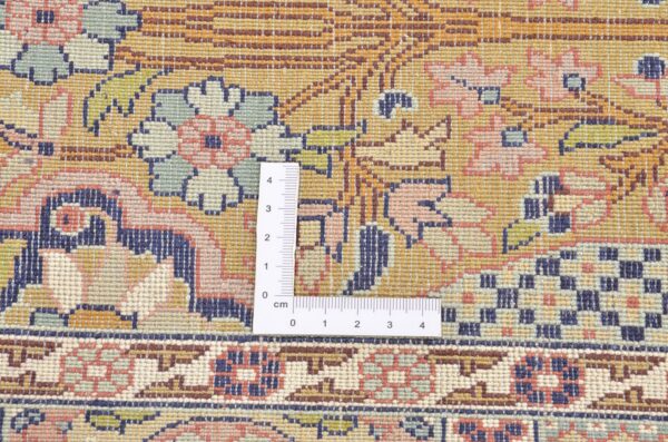 Kashmir Orientteppich 88 × 303 cm, Seide, handgeknüpft
