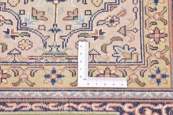 Kashmir Orientteppich 92 × 296 cm, Seide, handgeknüpft