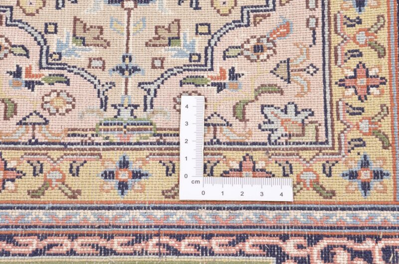 Kashmir Orientteppich 92 × 296 cm, Seide, handgeknüpft