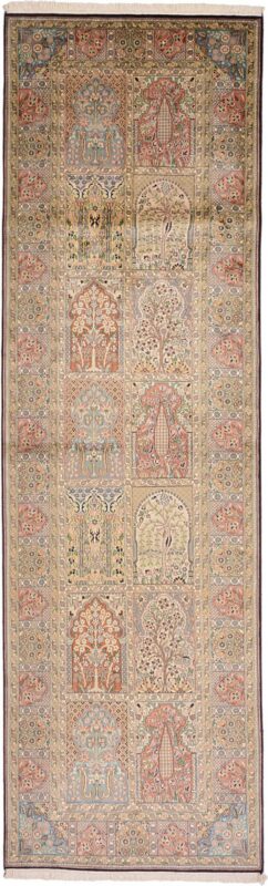 orientteppich-kashmir-95-x-313-cm-seide-handgeknupft-fein.jpg Kashmir Orientteppich 95 × 313 cm, Seide, handgeknüpft fein