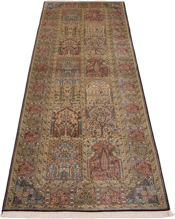 orientteppich-kashmir-95-x-313-cm-seide-handgeknupft-fein-5.jpg Kashmir Orientteppich 95 × 313 cm, Seide, handgeknüpft fein
