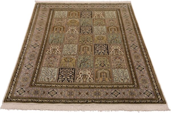 Kaschmirseide Orientteppich 148 × 222 cm, Seide, handgeknüpft