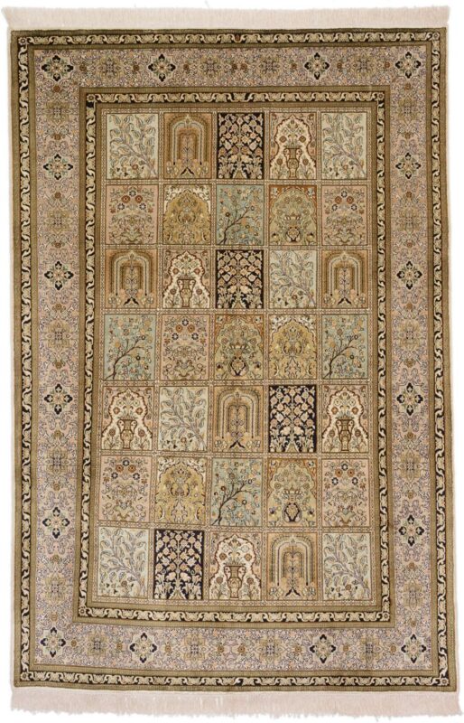 Kaschmirseide Orientteppich 148 × 222 cm, Seide, handgeknüpft