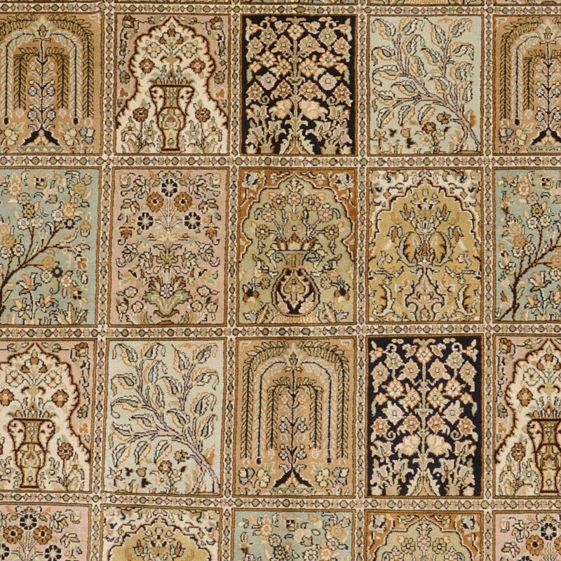 Kaschmirseide Orientteppich 148 × 222 cm, Seide, handgeknüpft