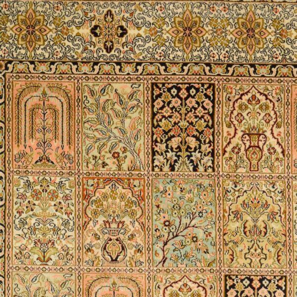 Kaschmirseide Orientteppich 151 × 216 cm, Seide, handgeknüpft