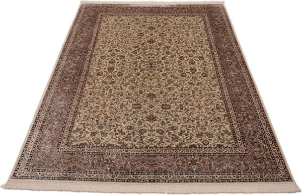 Kaschmirseide Orientteppich 179 × 276 cm, Seide, handgeknüpft fein