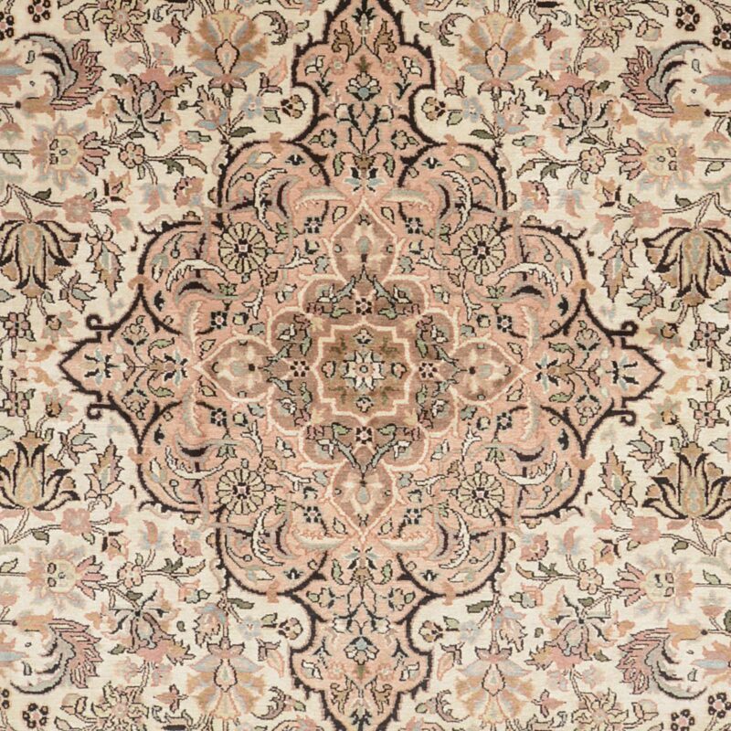 Kaschmirseide Orientteppich 188 × 264 cm, Seide, handgeknüpft