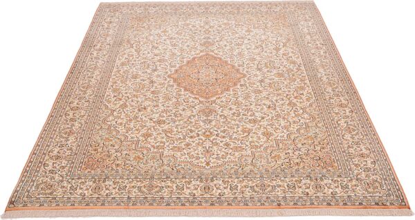 Kaschmirseide Orientteppich 203 × 284 cm, Seide, handgeknüpft