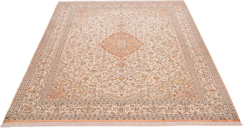 Kaschmirseide Orientteppich 203 × 284 cm, Seide, handgeknüpft