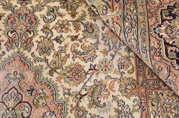 Kaschmirseide Orientteppich 210 × 305 cm, Seide, handgeknüpft