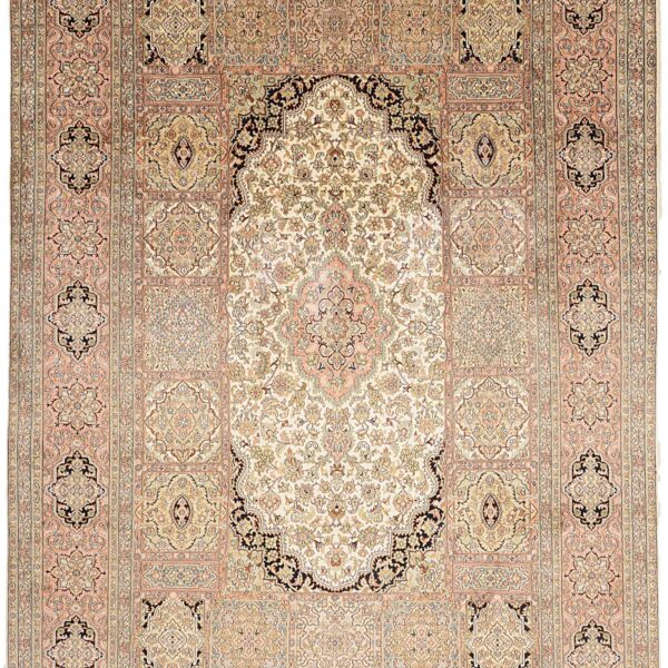 Kaschmirseide Orientteppich 210 × 305 cm, Seide, handgeknüpft
