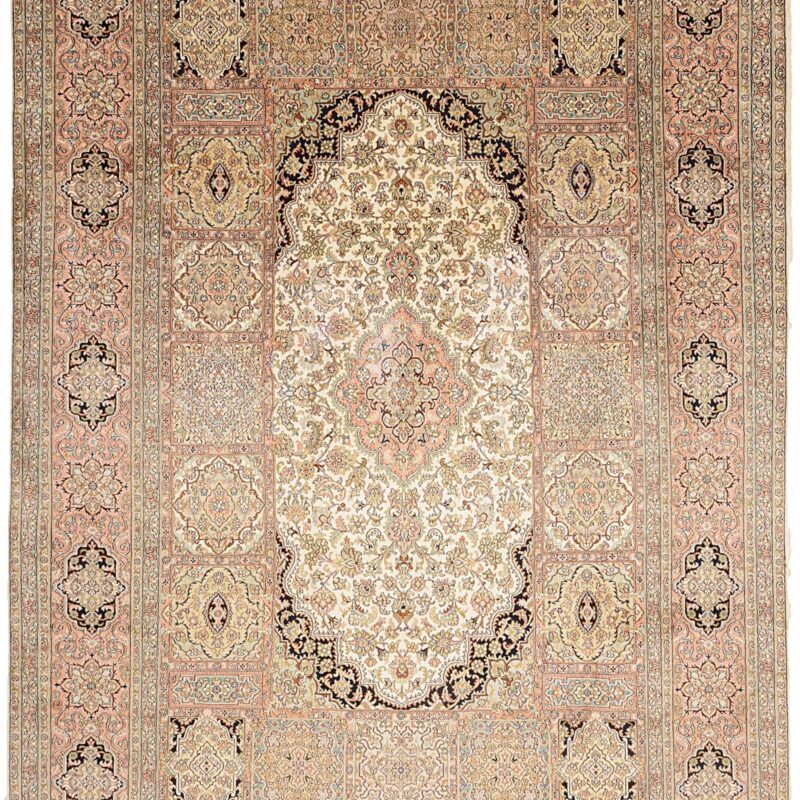 Kaschmirseide Orientteppich 210 × 305 cm, Seide, handgeknüpft