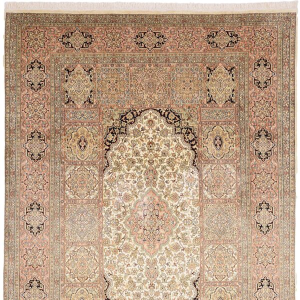 Kaschmirseide Orientteppich 210 × 305 cm, Seide, handgeknüpft