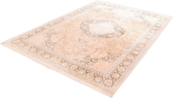 Kaschmirseide Orientteppich 214 × 312 cm, Schurwolle, handgeknüpft