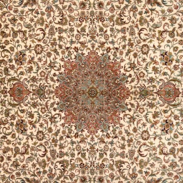 Kaschmirseide Orientteppich 240 × 331 cm, Seide, handgeknüpft