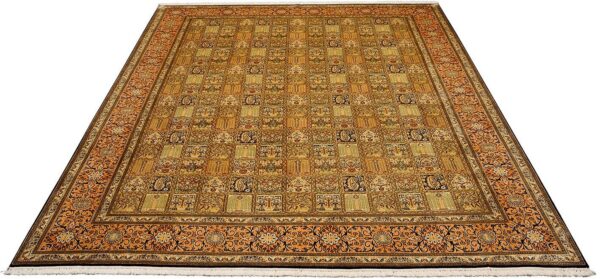 Kaschmirseide Orientteppich 243 × 333 cm, Seide, handgeknüpft