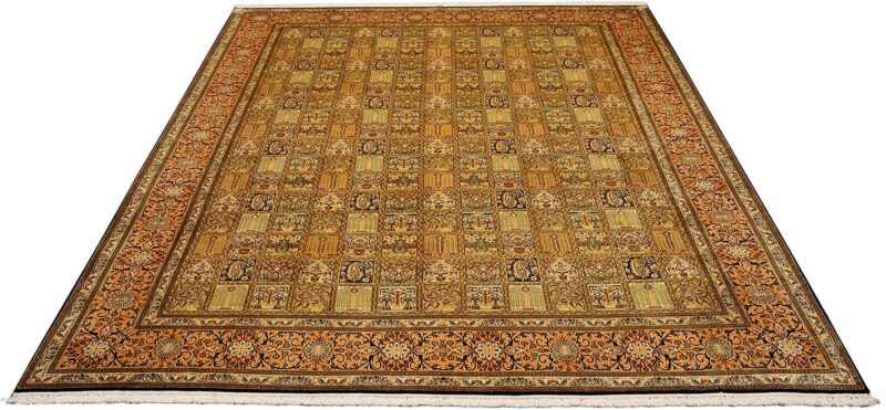 Kaschmirseide Orientteppich 243 × 333 cm, Seide, handgeknüpft