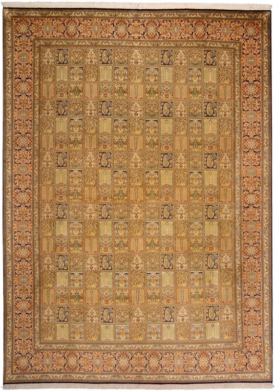 Kaschmirseide Orientteppich 243 × 333 cm, Seide, handgeknüpft