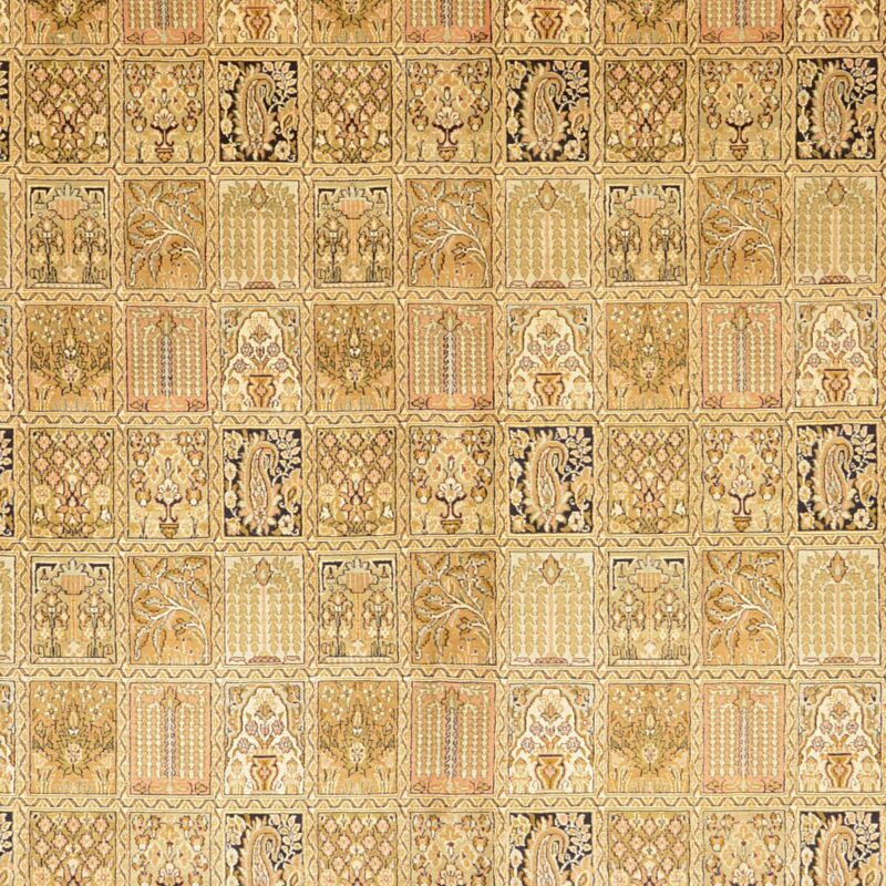 Kaschmirseide Orientteppich 246 × 343 cm, Seide, handgeknüpft