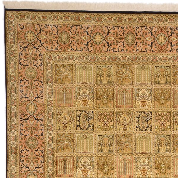 Kaschmirseide Orientteppich 246 × 343 cm, Seide, handgeknüpft