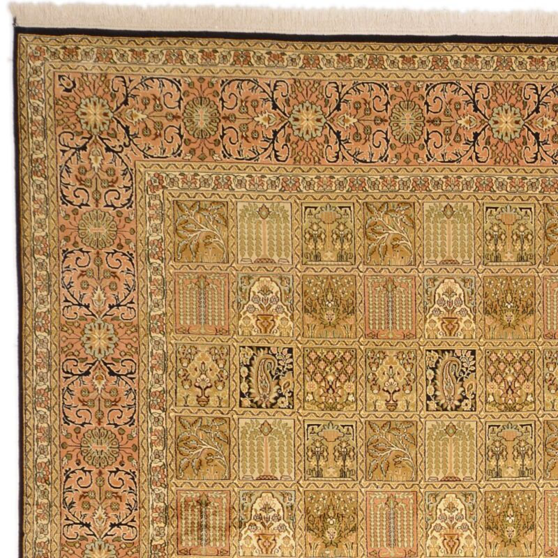 Kaschmirseide Orientteppich 246 × 343 cm, Seide, handgeknüpft