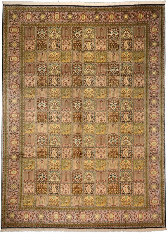 Kaschmirseide Orientteppich 249 × 336 cm, Seide, handgeknüpft