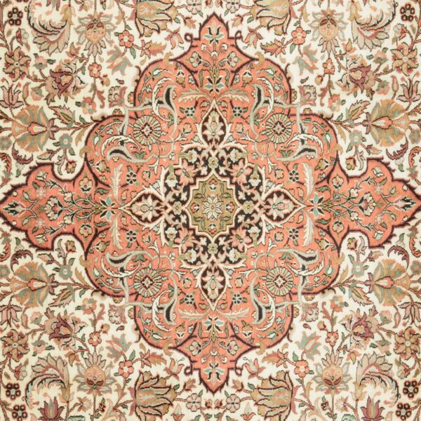 Kaschmirseide Orientteppich 270 × 366 cm, Seide, handgeknüpft fein