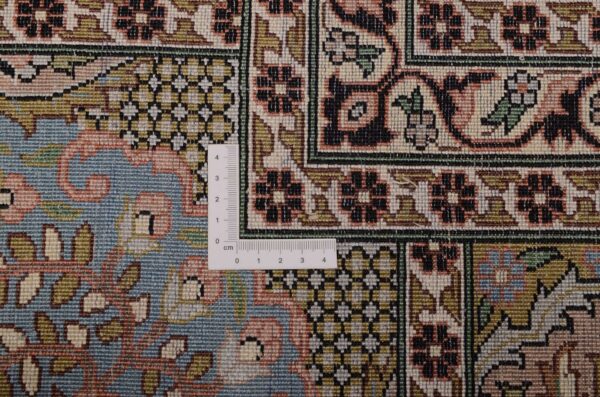 Kaschmirseide Orientteppich 282 × 354 cm, Seide, handgeknüpft